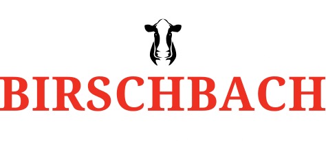 Birschbach Building & Equipment white logo.