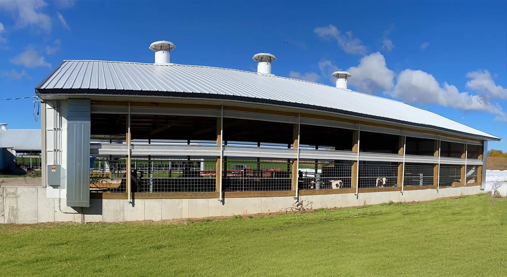 Birschbach Building & Equipment  new cow barn construction.